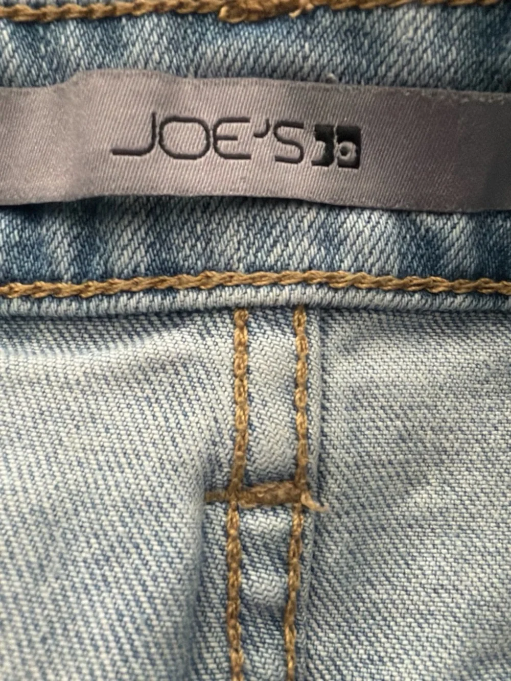 JOE’S Light Blue Denim Mini Skirt - Casual Frayed Hem